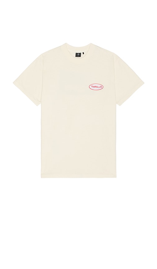 Shop Thrills Tribute To Chaos Merch Fit T-shirt In Cream