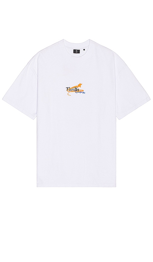 Shop Thrills Earthdrone Box Fit Oversize Tee In White