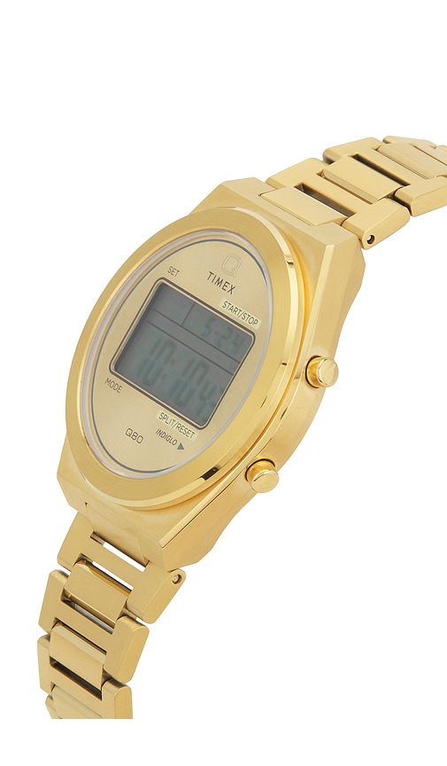  Timex Uhr Continental In Metallic Gold. 