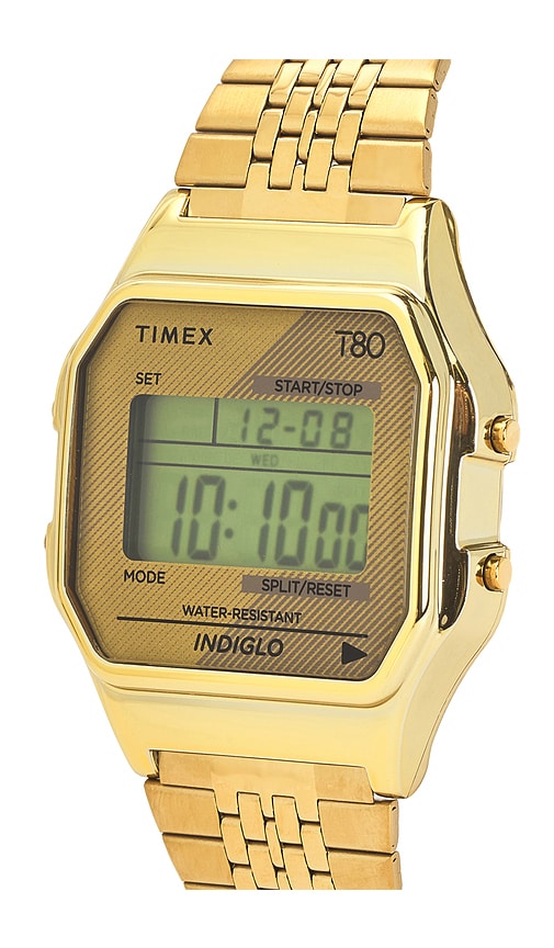  Timex Uhr In Metallic Gold. 