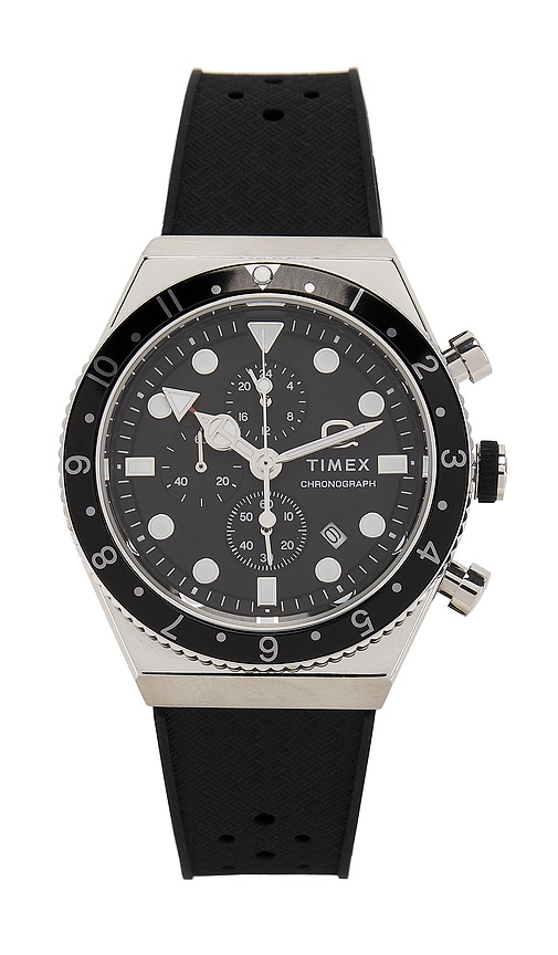 Shop Timex Gmt Chronograph 40mm Watch In 블랙