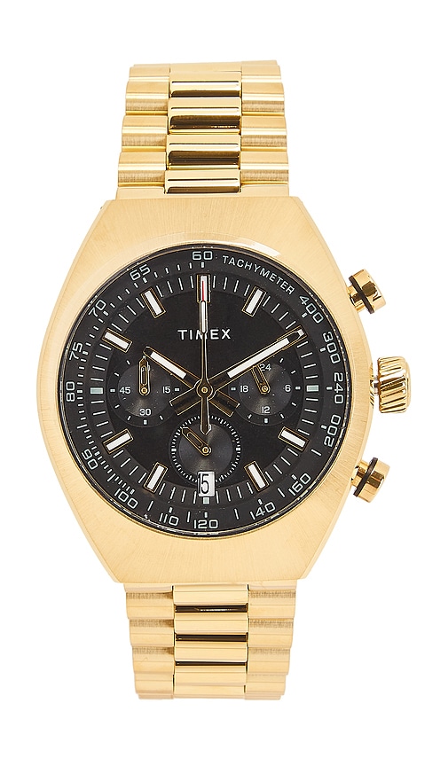 Shop Timex Legacy Tonneau Chronograph Watch In 골드