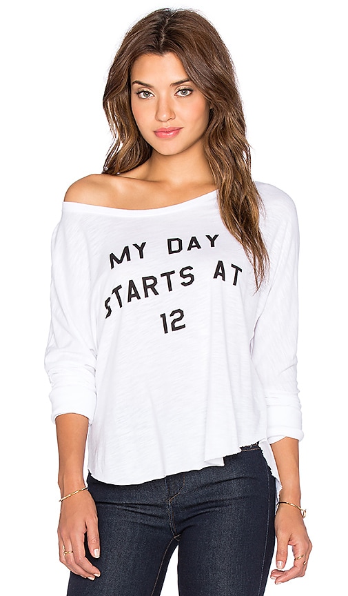 Bayne My Day Starts Tee