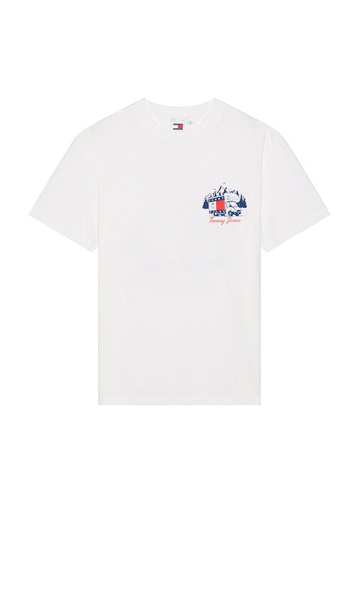 Tommy Jeans Outdoors Novelty Tee In White