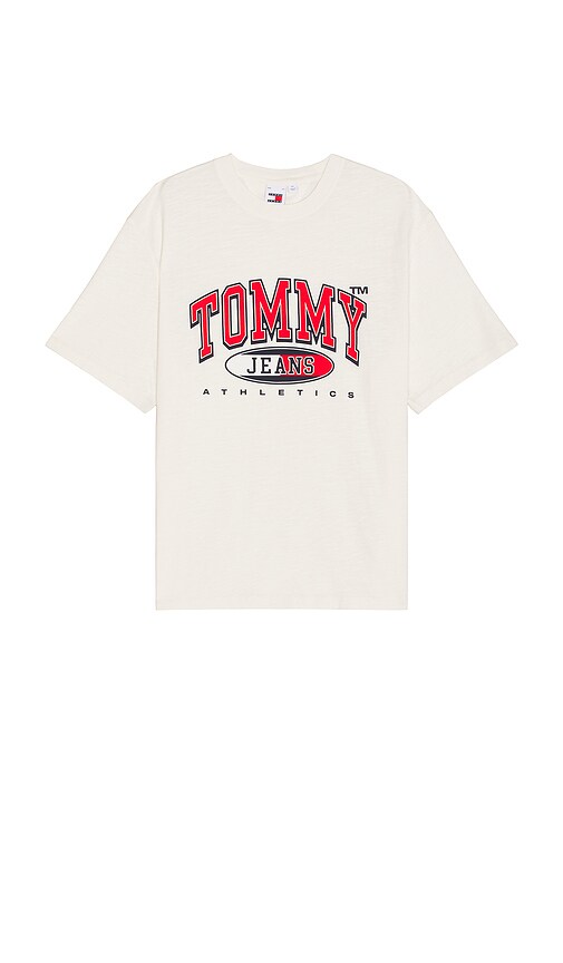 Tommy Jeans Oversized Twist Tee In White