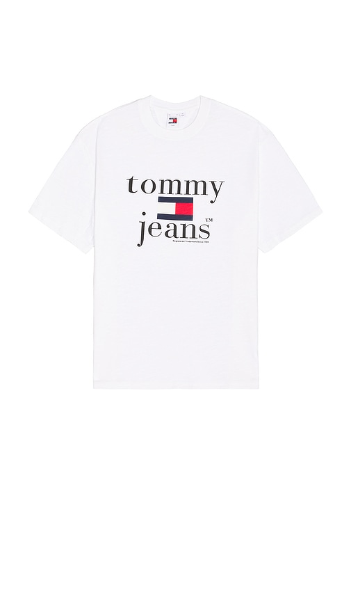 Tommy Jeans Oversized Twist Tee In White