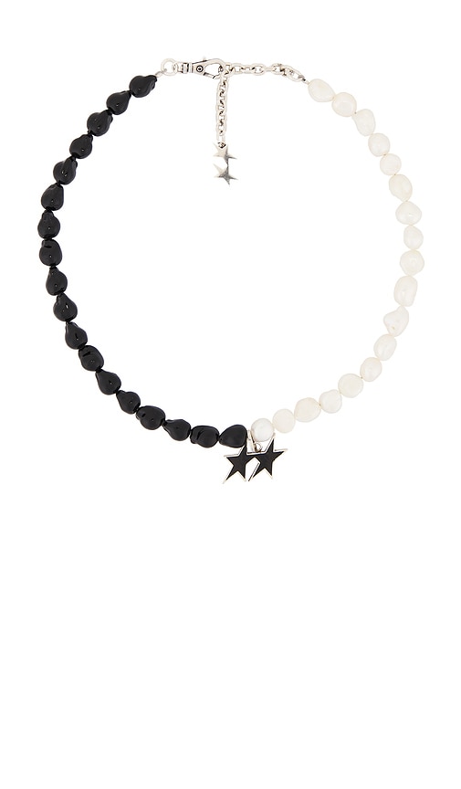 Two Jeys B&w Icon Necklace In Black