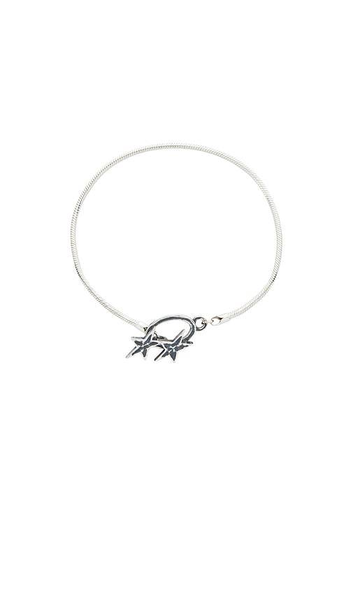 Two Jeys Icon Clasp Bracelet In Silver