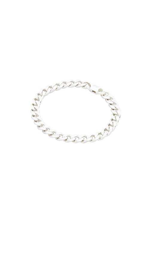 Two Jeys Unstoned Cuban Bracelet In Silver