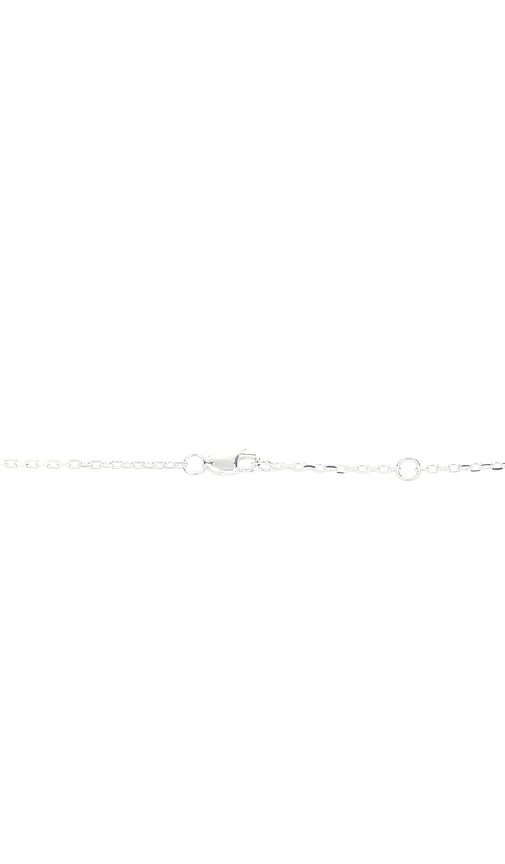  Two Jeys Signature Stars Necklace In Metallic Silver. 