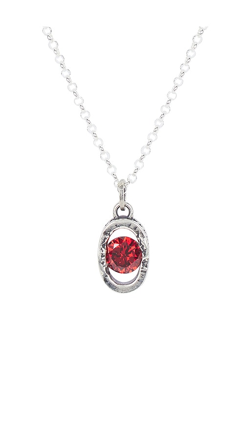 Two Jeys Icon Link Ruby Necklace In Gold