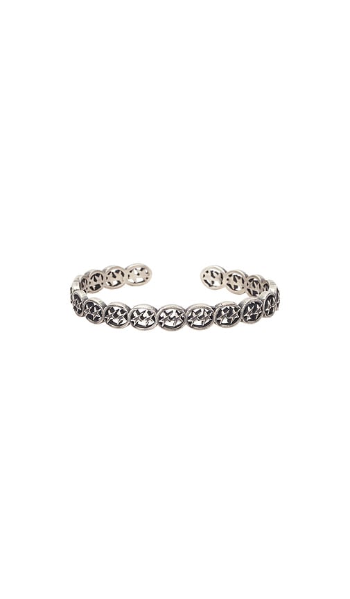  Two Jeys All-round Superstar Bangle In Metallic Silver. Size S. Also In . 