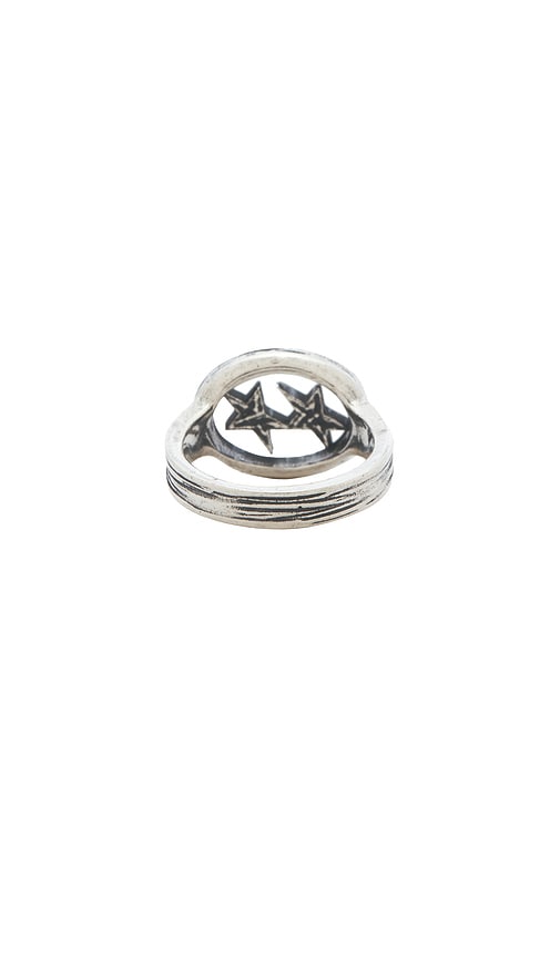  Two Jeys Ring Mini In Metallic Silver. Größe 16. Also In 18, 20, 22. 