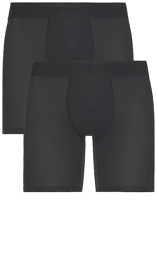 Shop Tommy John 2 Pack Boxer Brief 6 In Black Double