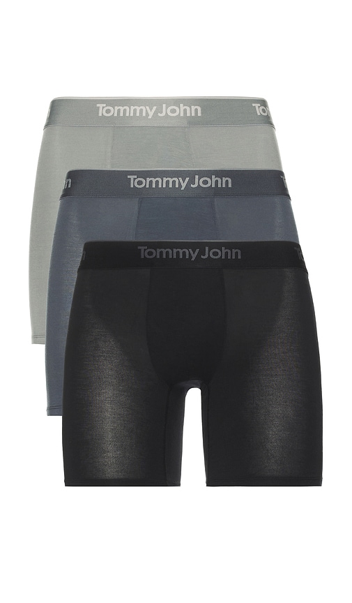Second Skin Modal 3 Pack 6 Boxer Brief in Grey. - size S (also in L, M)