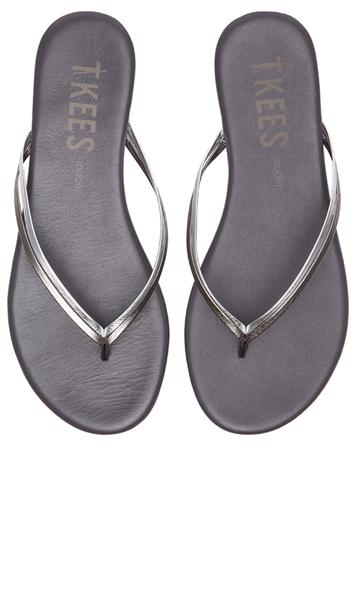 TKEES Sandal in Silver Showers | REVOLVE