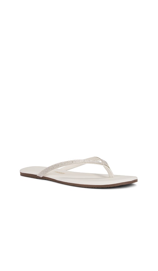 Shop Tkees Infinity Lily Flip Flop In Í¬ë¦¼