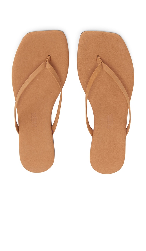 TKEES Square Toe Lily Suede Sandal
