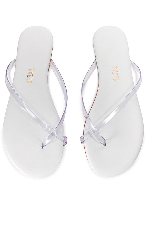 TKEES Riley Sandal in Clear | REVOLVE