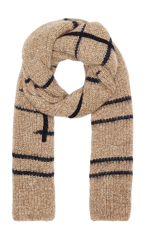 Shop The Knotty Ones Rastu Scarf In Buckwheat & Blue