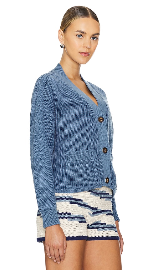 Shop The Knotty Ones Preila Cardigan In Blue