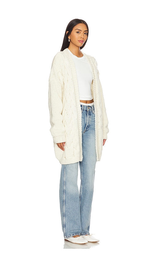 The Knotty Ones Twisted Erik Cardigan In Cream