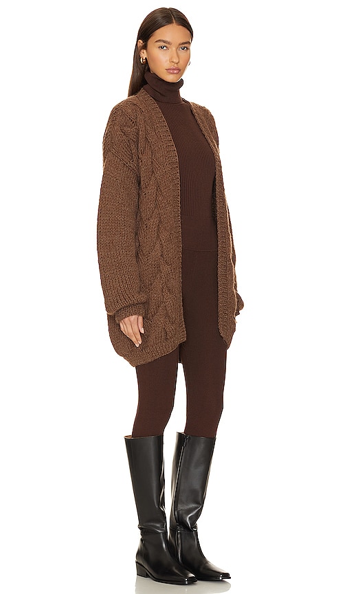 Shop The Knotty Ones Twisted Erik Cardigan In Earth