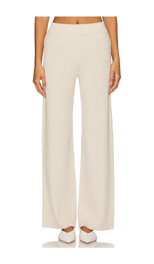 Shop The Knotty Ones Rib Lounge Pants In Beige