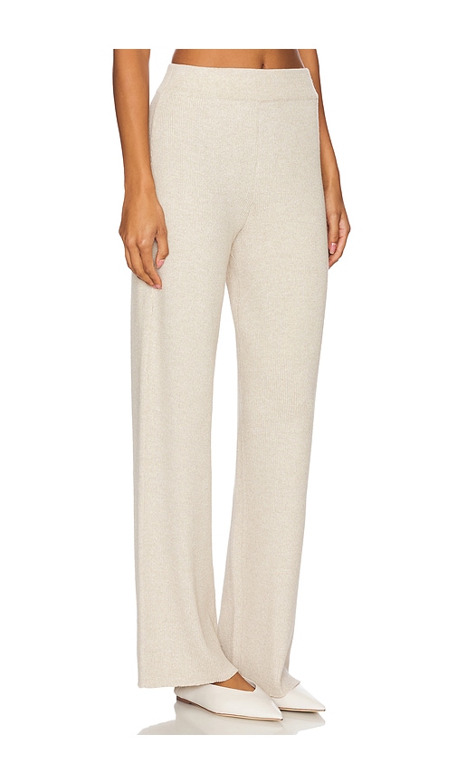 Shop The Knotty Ones Rib Lounge Pants In Beige