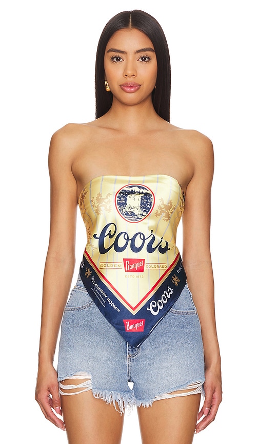 Shop The Laundry Room Coors Heritage Silky Bandana In Yellow