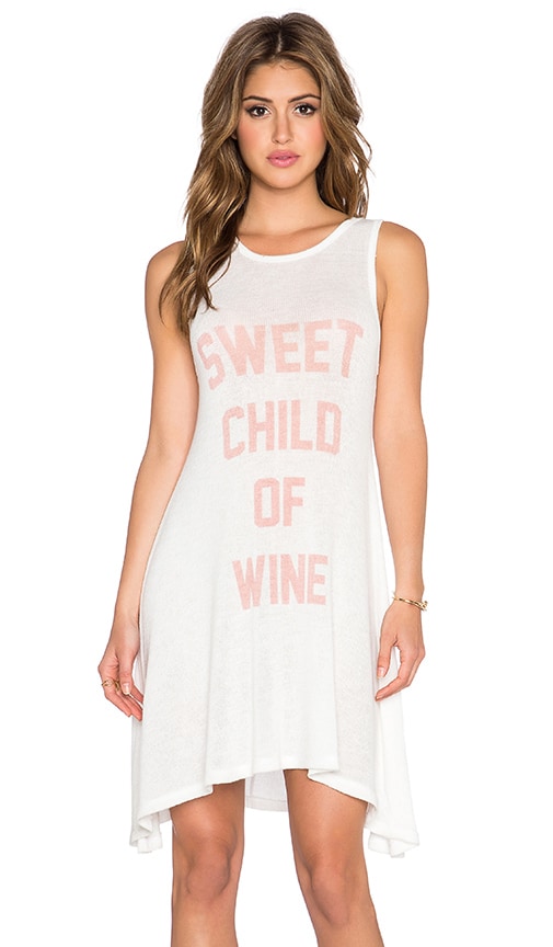 Sweet Child Of Wine Shirt Dress