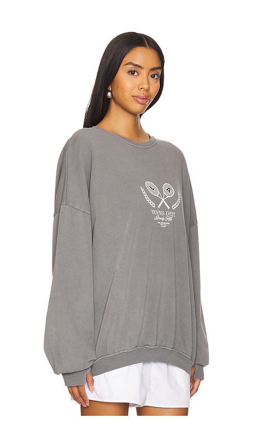 Shop The Laundry Room Beverly Hills Tennis Sweatshirt In Grey