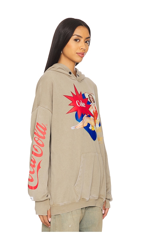 The Laundry Room We Want Coke Hideout Hoodie In Tan