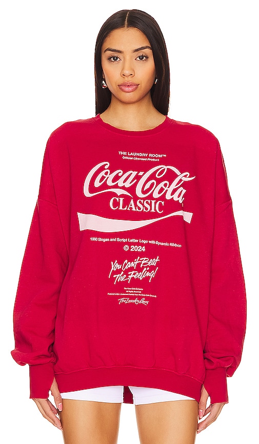 The Laundry Room Coca Cola Official Jumper In Vintage Red