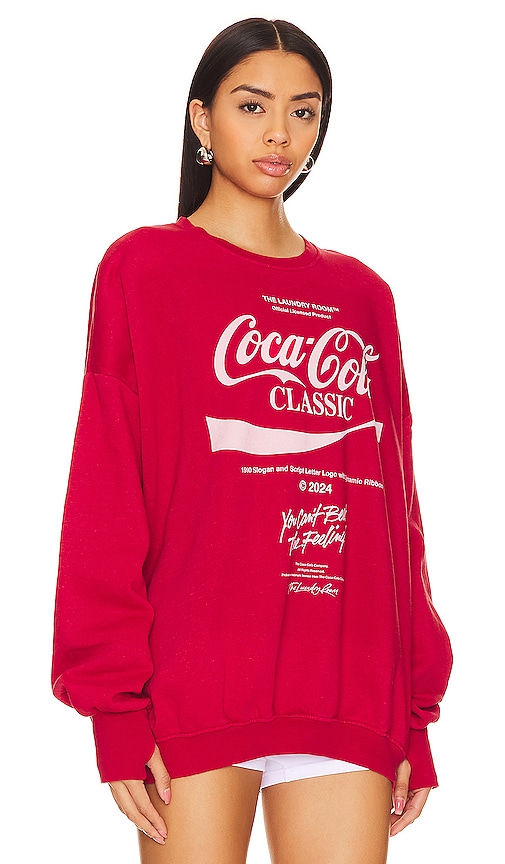 Shop The Laundry Room Coca Cola Official Jumper In Vintage Red