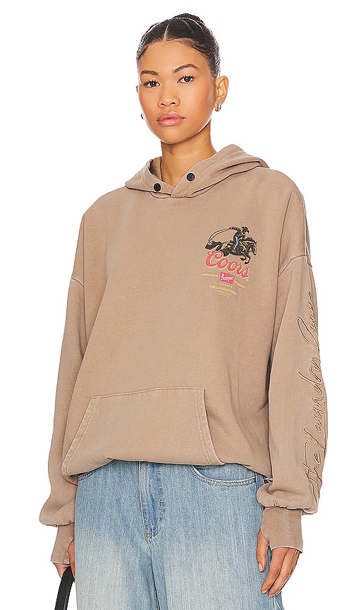 Shop The Laundry Room Coors Roper Hideout Hoodie In Camel Gold