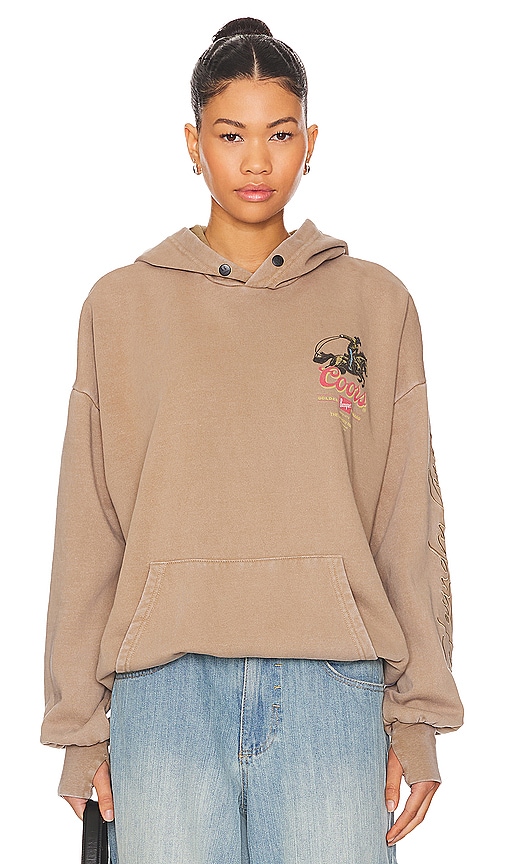 Shop The Laundry Room Coors Roper Hideout Hoodie In Camel Gold