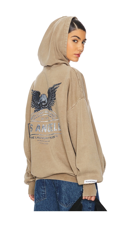 Shop The Laundry Room West Coast Riders Hideout Hoodie In Camel Gold