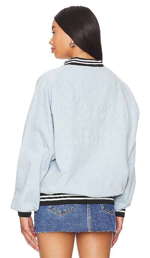 Shop The Laundry Room Coors Light Ghost Stadium Jacket In Blue