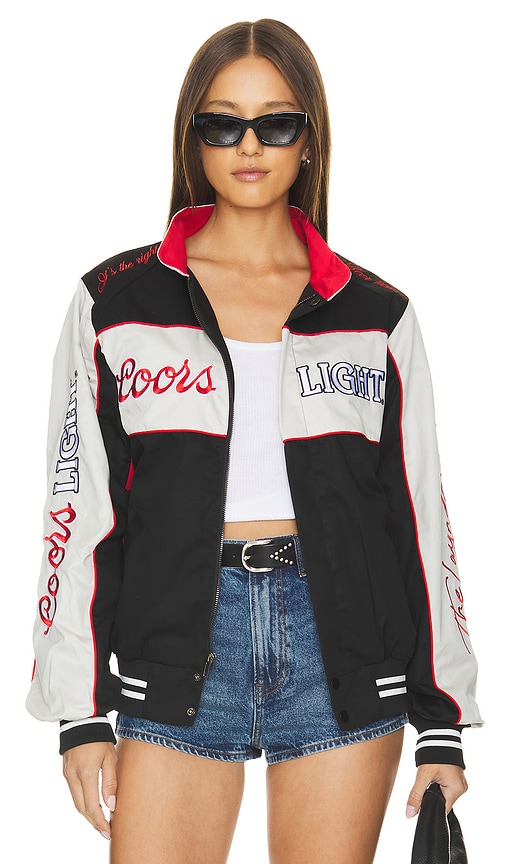 Shop The Laundry Room Coors Light Racing Jacket In Black
