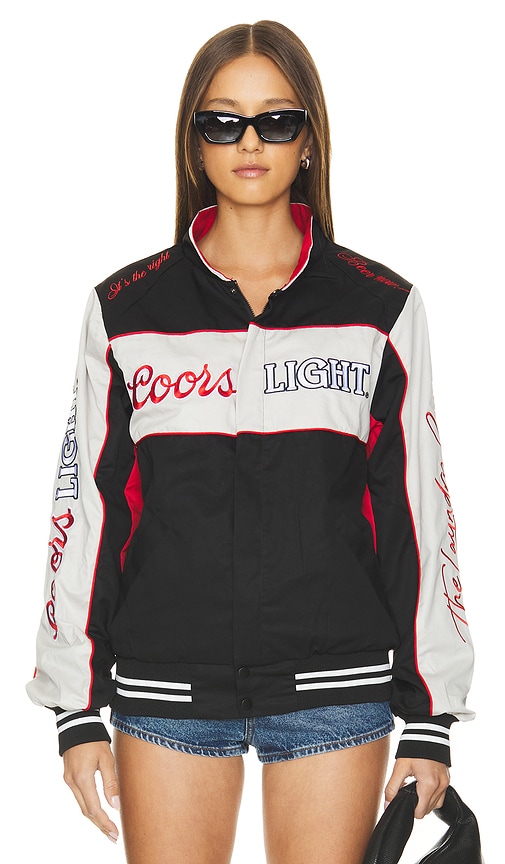 Shop The Laundry Room Coors Light Racing Jacket In Black
