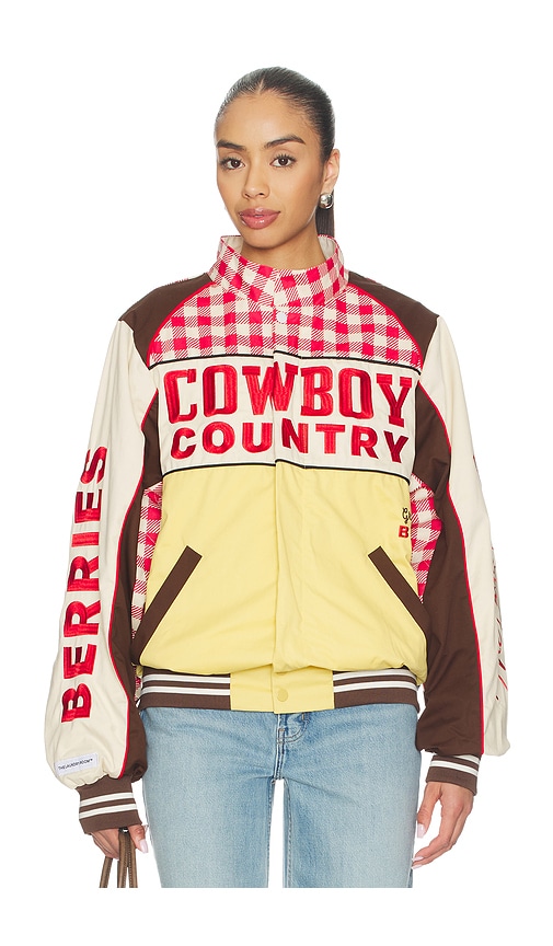 The Laundry Room Cowboy Country Grown Wild Berries Racing Jacket