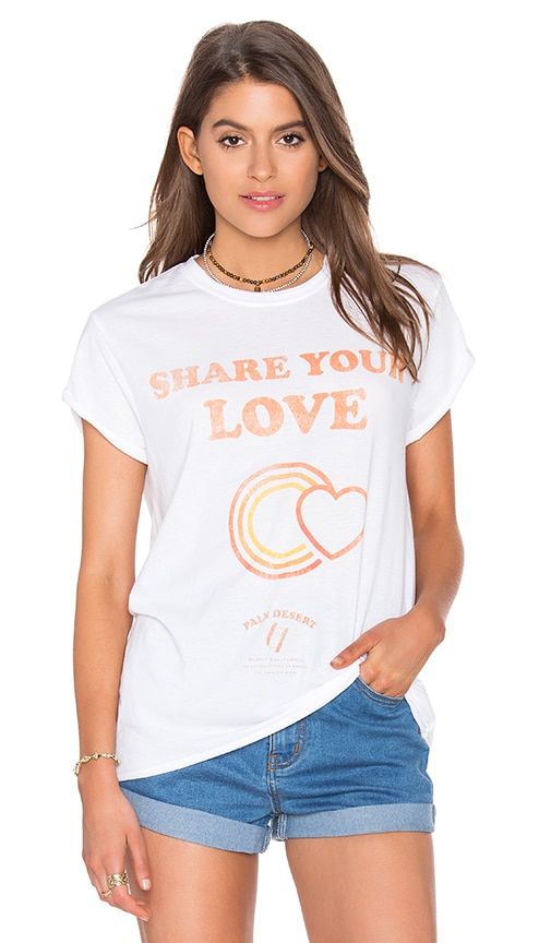 Share Your Love Poster Rolling Tee