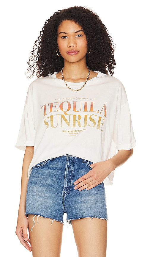 The Laundry Room TEQUILA TILL SUNRISE クロップTシャツ - White ...