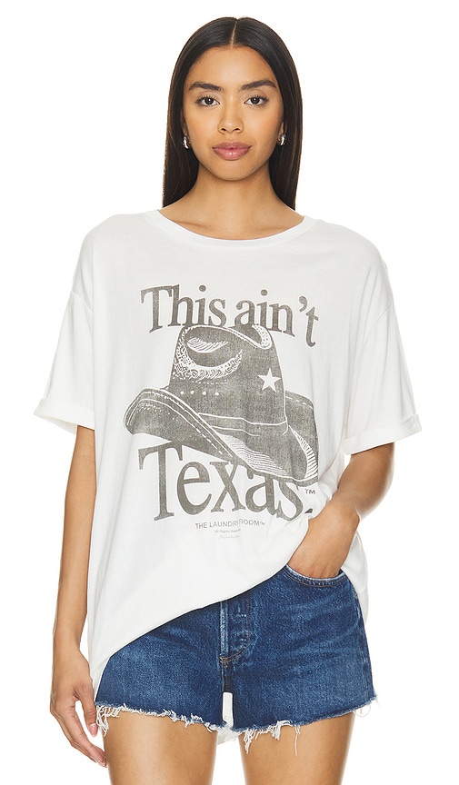 Shop The Laundry Room This Ain't Texas Oversized Tee In White