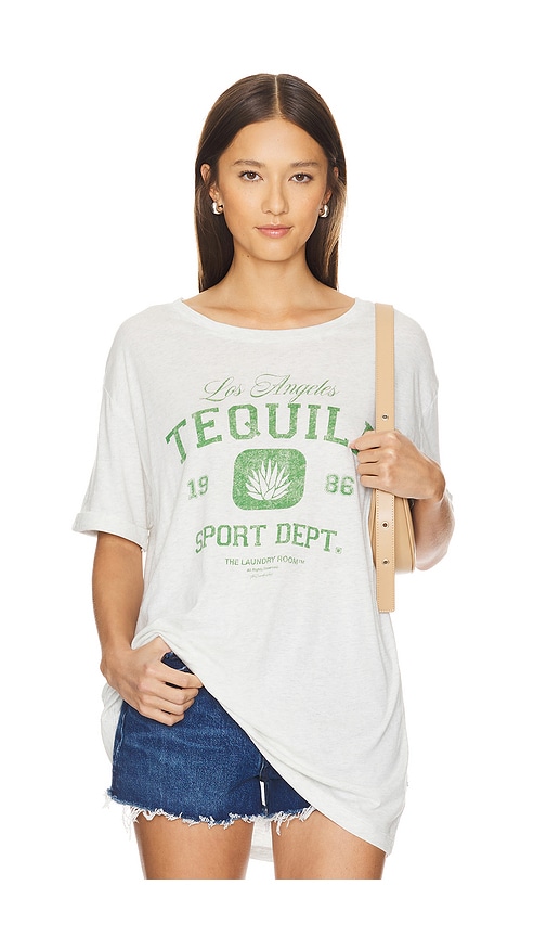 Shop The Laundry Room Tequila Sport Oversized Tee In 荔枝皮