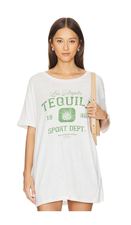 Shop The Laundry Room Tequila Sport Oversized Tee In 荔枝皮