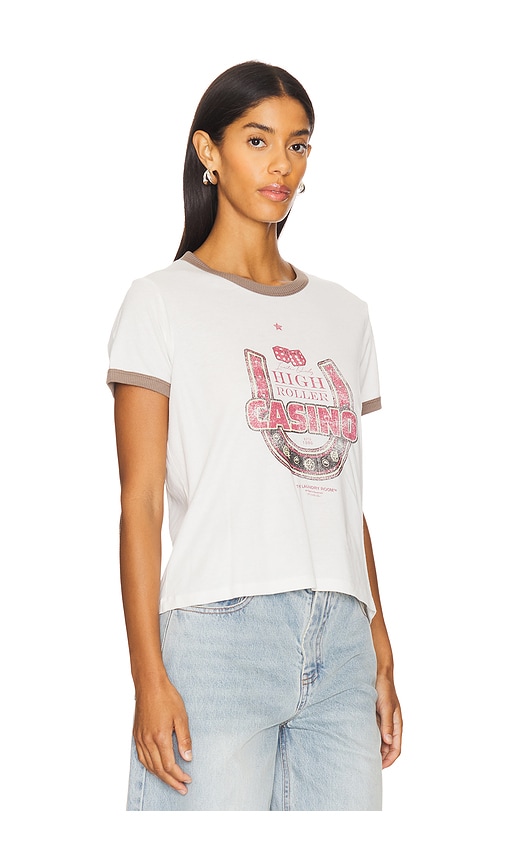 THE LAUNDRY ROOM HOUSTON HIGH ROLLER CASINO PERFECT RINGER TEE 