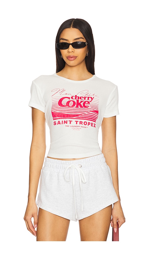 The Laundry Room Cherry Coke Saint Tropez Baby Tee