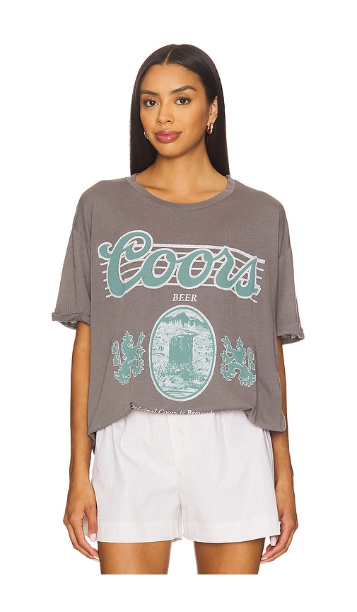 Coors Original 40z Oversized Tee in Grey. - size XS (also in L, M, S, XL)